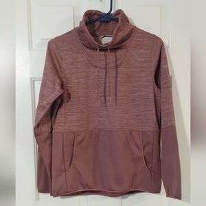 Columbia Women's Cowl Neck Active Wear Sweater - Mauve